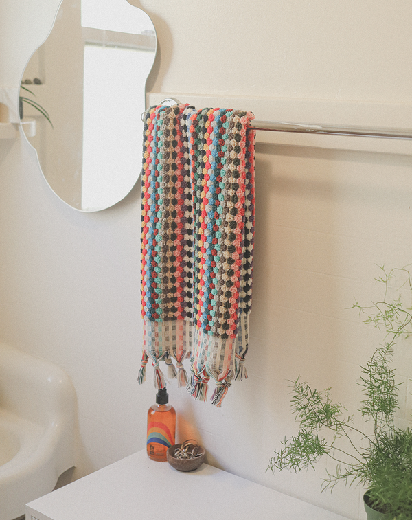 Rainbow discount bath sheet